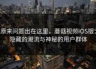原来问题出在这里，蘑菇视频iOS版：隐藏的潮流与神秘的用户群体