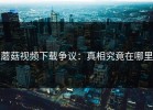 蘑菇视频下载争议：真相究竟在哪里