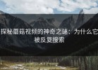 探秘蘑菇视频的神奇之谜：为什么它被反复搜索