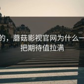 说真的，蘑菇影视官网为什么一下就把期待值拉满