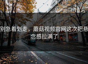 别急着划走，蘑菇视频官网这次把悬念感拉满了